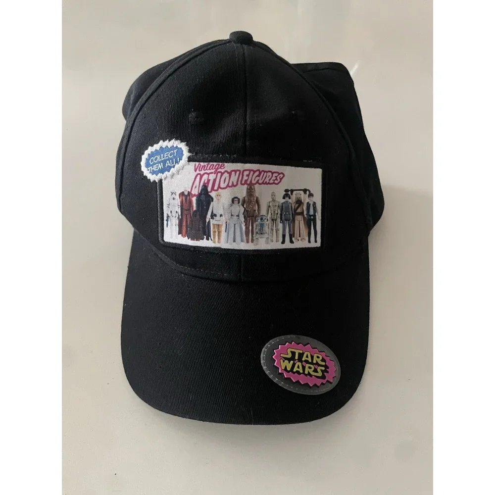 Disney Parks Star Wars Vintage 1977 Action Figures Adult Baseball Hat 45th Anniv
